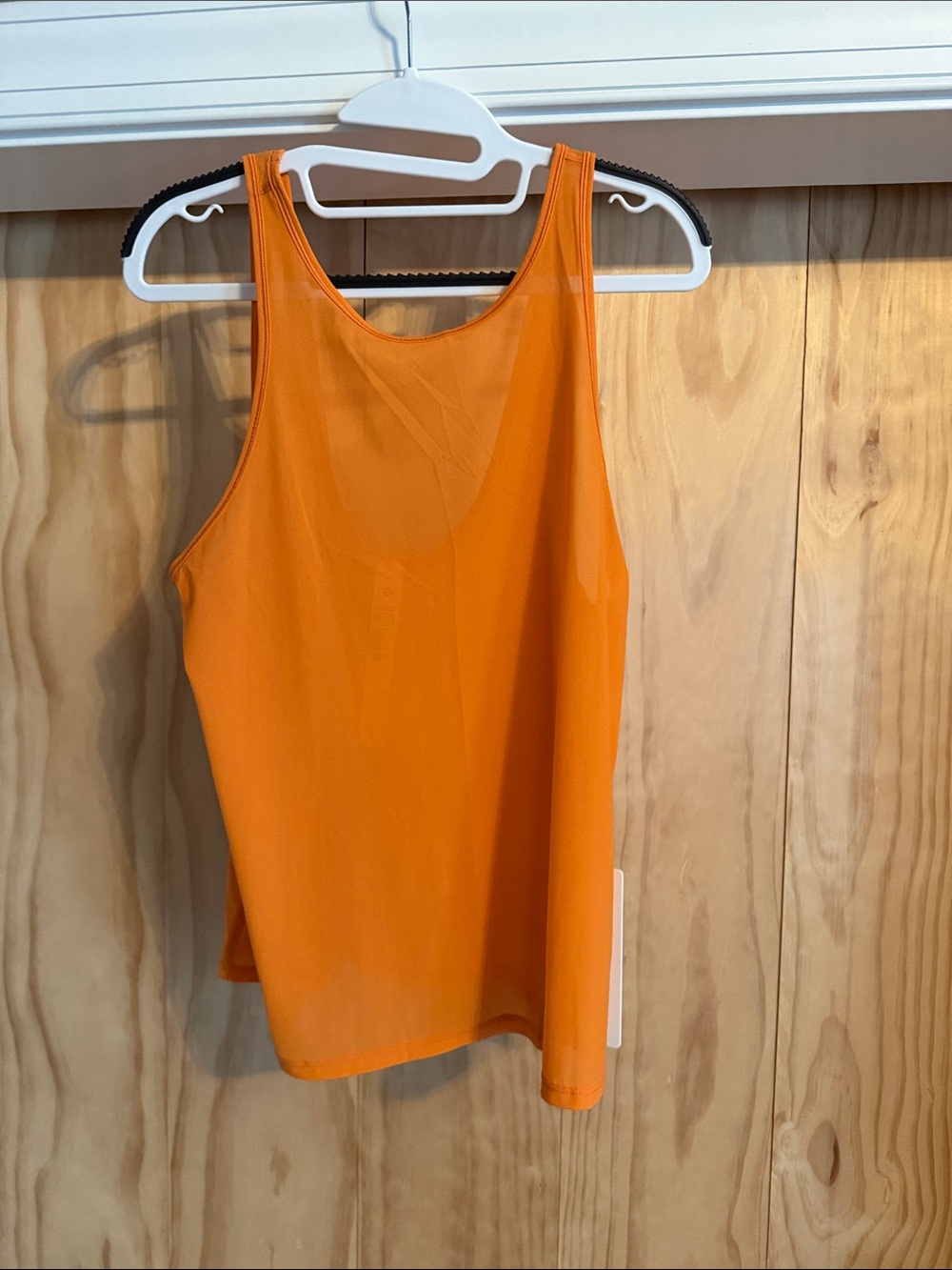 lululemon athletica Get Low Scoop Tank in Bright Orange